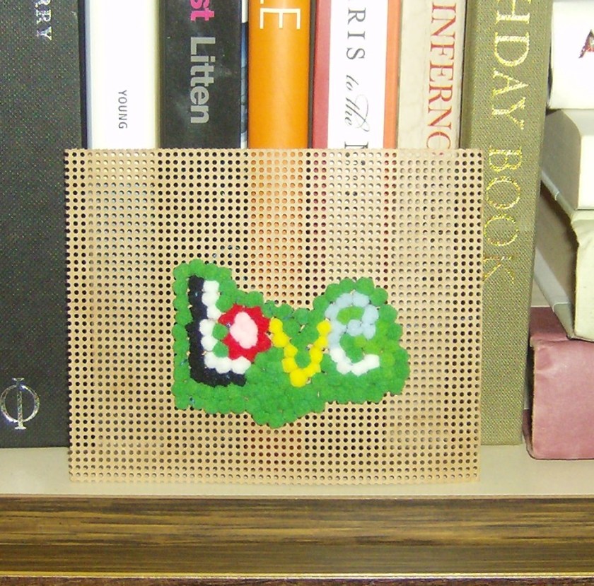 Pom-pom love sign by Holly Tierney-Bedord. All rights reserved.