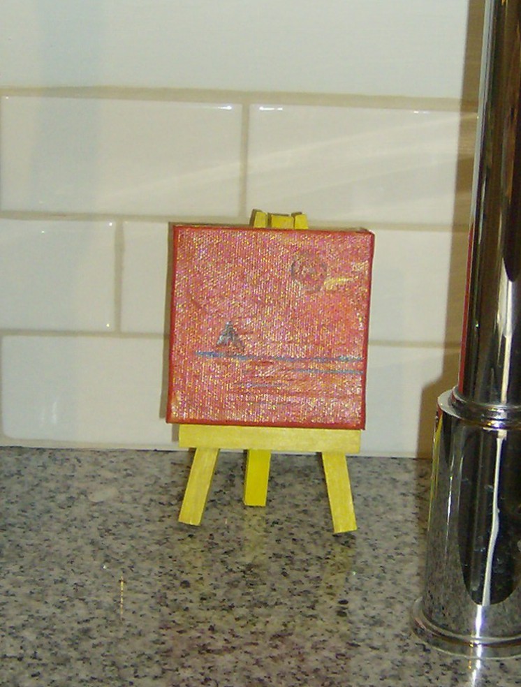 Tiny painting by Holly Tierney-Bedord. All rights reserved.