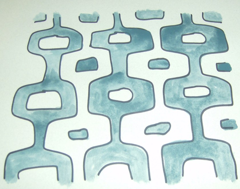 Mini mural, painted. Photo by Holly Tierney-Bedord. All rights reserved.