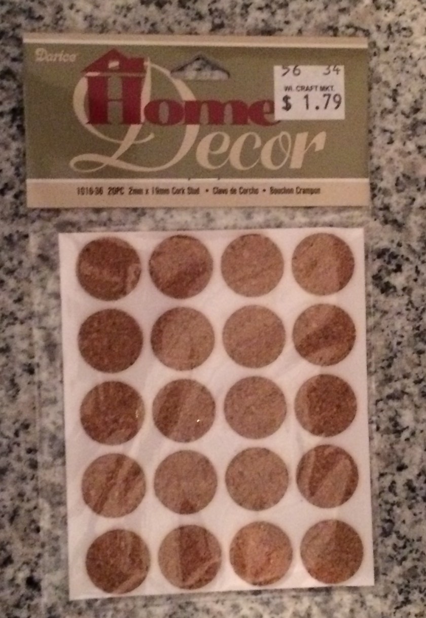 Tiny cork dots. Photo by Holly Tierney-Bedord. All rights reserved.