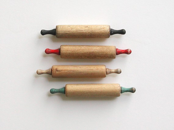Mini rolling pins by Honey and Bee