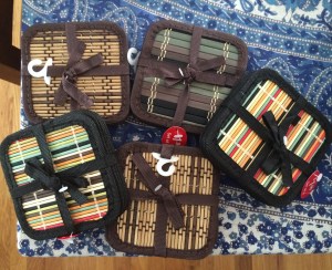 Inexpensive coasters. Photo by Holly Tierney-Bedord. All rights reserved.