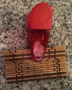 Mini blinds drying. Photo by Holly Tierney-Bedord. All rights reserved.