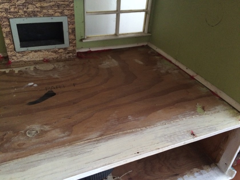 Baseboard trim. Photo by Holly Tierney-Bedord. All rights reserved.