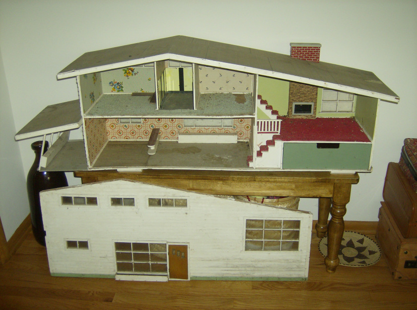 Day 1 of my mini house. Photo by Holly Tierney-Bedord. All rights reserved.