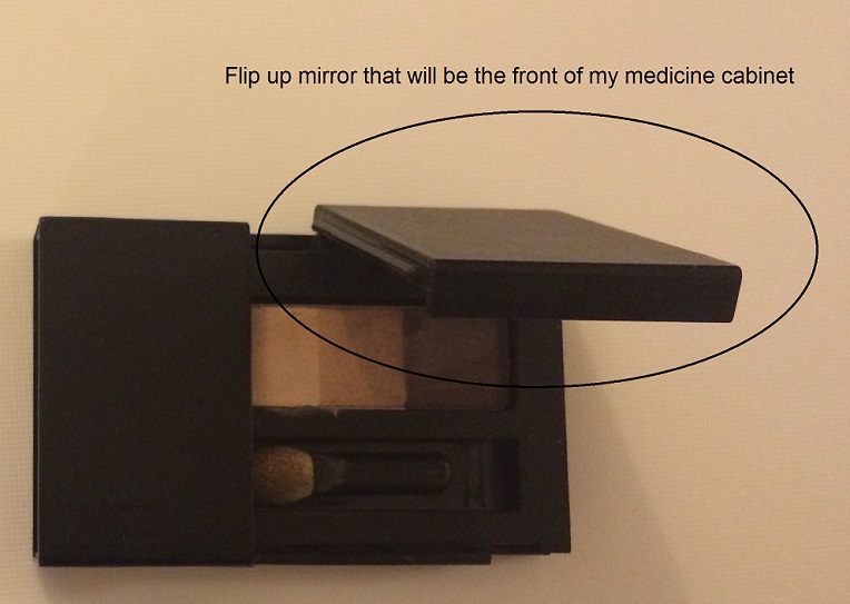 This mirror goes on the front of it. Photo by Holly Tierney-Bedord. All rights reserved.