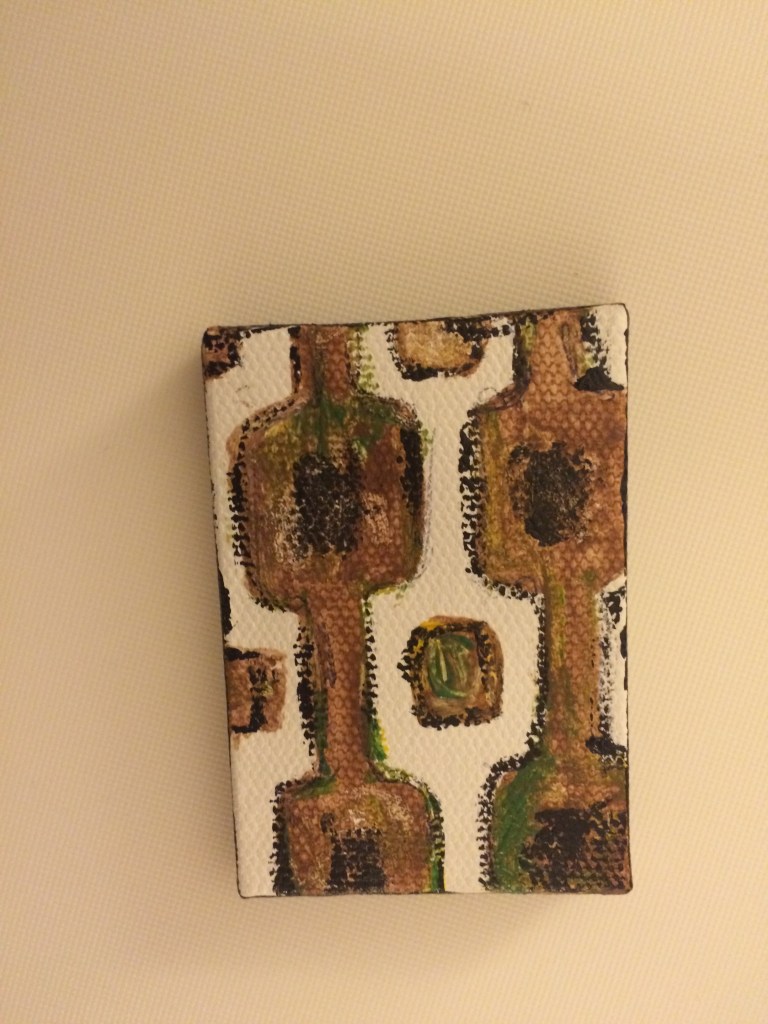 Tiny painting. Photo by Holly Tierney-Bedord. All rights reserved.