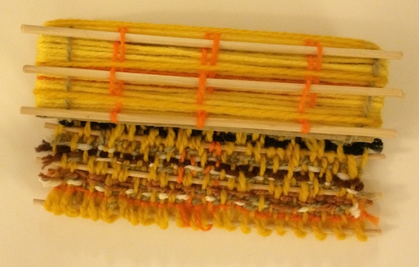 Easy to make woven dollhouse shades. Photo by Holly Tierney-Bedord. All rights reserved.