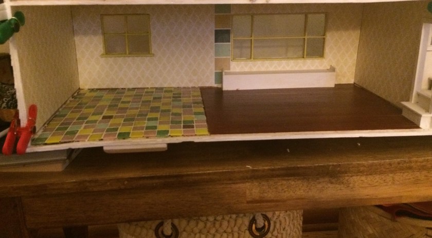 FlipThis(Mini)House kitchen and dining progress. Photo by Holly Tierney-Bedord. All rights reserved.