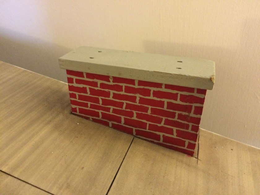 Chimney before. Photos by Holly Tierney-Bedord. All rights reserved.