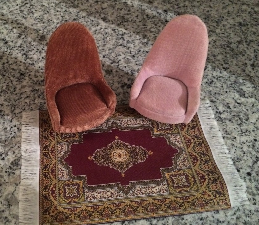 Trying out some cute eBay chairs with a rug. 