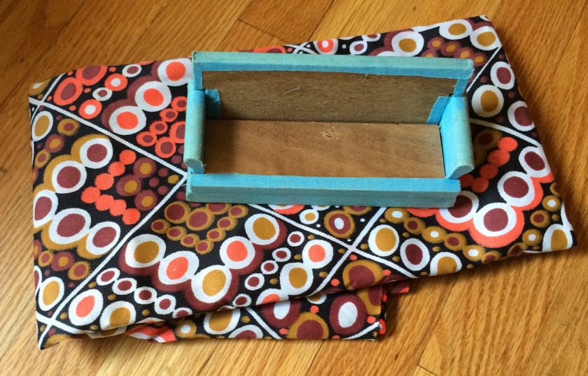 Sofa with fabric. Photo by Holly Tierney-Bedord. All rights reserved.