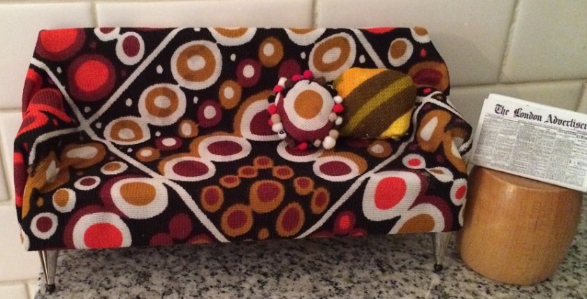 Tiny sofa by Holly Tierney-Bedord. All rights reserved.